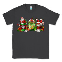 Smoke coffee cups with santa claus Classic Tee - FaDigitalArtStudio