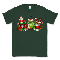 Sports Green coffee cups with santa claus Classic Tee - FaDigitalArtStudio
