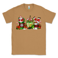 Toasted Coconut coffee cups with santa claus Classic Tee - FaDigitalArtStudio