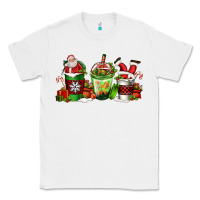 White coffee cups with santa claus Classic Tee - FaDigitalArtStudio