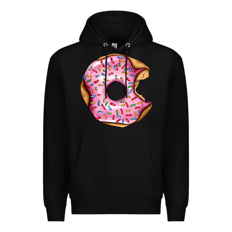 Pink Strawberry Donut Premium Hoodie by AdoDesignShop | Teevron