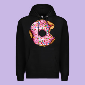 Pink Strawberry Donut Premium Hoodie Designed By Adodesignshop