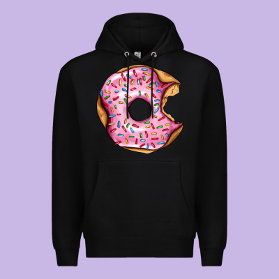 Pink Strawberry Donut Premium Hoodie Designed By Adodesignshop
