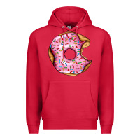 Cardinal pink strawberry donut Premium Hoodie - AdoDesignShop