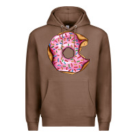 Chestnut pink strawberry donut Premium Hoodie - AdoDesignShop