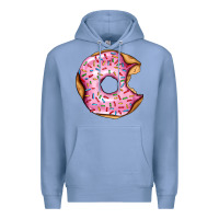 Colony Blue pink strawberry donut Premium Hoodie - AdoDesignShop