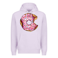 Lilac pink strawberry donut Premium Hoodie - AdoDesignShop