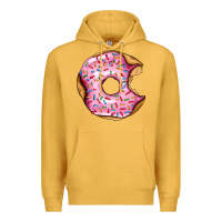 Mustard pink strawberry donut Premium Hoodie - AdoDesignShop
