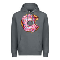 Rock pink strawberry donut Premium Hoodie - AdoDesignShop