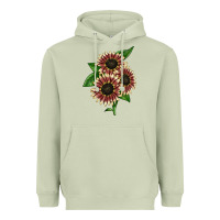 Matcha strawberry blonde sunflower Heavyweight Hoodie - LillyAllenDesigns