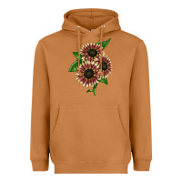 Meerkat strawberry blonde sunflower Heavyweight Hoodie - LillyAllenDesigns