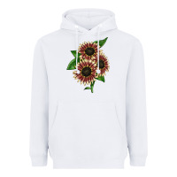 White strawberry blonde sunflower Heavyweight Hoodie - LillyAllenDesigns