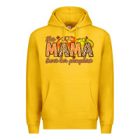Lemon this mama loves her pumpkins Premium Hoodie - MaliasSmallBusiness