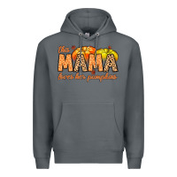 Rock this mama loves her pumpkins Premium Hoodie - MaliasSmallBusiness