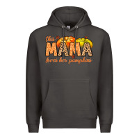 Smoke this mama loves her pumpkins Premium Hoodie - MaliasSmallBusiness