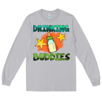 Moon Dust drinking buddies with baby bottle Long Sleeve Tee - HRA Design Shop