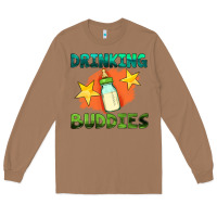 Toasted Coconut drinking buddies with baby bottle Long Sleeve Tee - HRA Design Shop