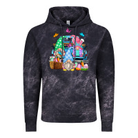 Cloud Black easter farm truck Vintage Hoodie - Zillion Design Studio