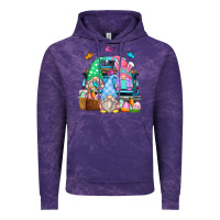 Cloud Purple easter farm truck Vintage Hoodie - Zillion Design Studio