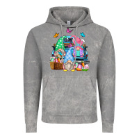Cloud Rock easter farm truck Vintage Hoodie - Zillion Design Studio