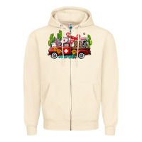 Sandshell ma medical assistant nurse truck with cactus and sunflowers Zipper Hoodie - AdoDesignShop