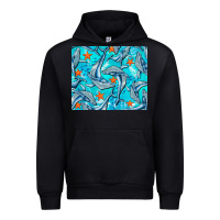 Black humpback whale mousepad Urban Hoodie - BarkalooDesign