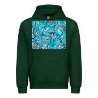 Foreset Green humpback whale mousepad Urban Hoodie - BarkalooDesign