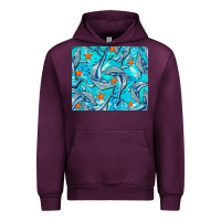 Mauve Wine humpback whale mousepad Urban Hoodie - BarkalooDesign