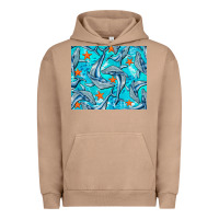 Pigment Burro humpback whale mousepad Urban Hoodie - BarkalooDesign