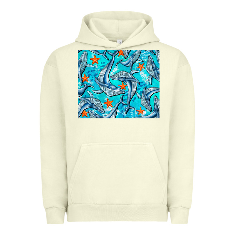 Humpback Whale Mousepad Urban Hoodie by BarkalooDesign | Teevron