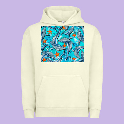 Humpback Whale Mousepad Urban Hoodie Designed By Barkaloodesign