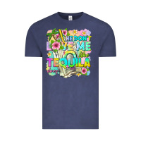 Vintage Denim he dont love me like tequila does Vintage Tee - texasbilliewilder