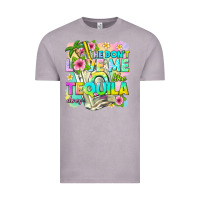 Vintage Zinc he dont love me like tequila does Vintage Tee - texasbilliewilder