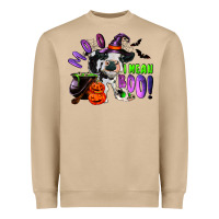 Mushroom Moo I Mean Boo Baby Cow Heavyweight Sweatshirt - RanaPortraitStore