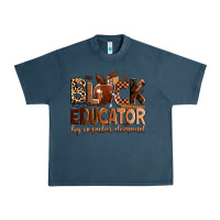 Midnight Navy black educator by popular demand Urban Heavy Tee - Zillion Design Studio