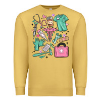 Antique Gold can't talk right now doing medical assistant stuff Premium Sweatshirt - MaliasSmallBusiness
