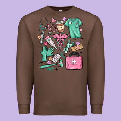 Can't Talk Right Now Doing Medical Assistant Stuff Premium Sweatshirt Designed By Maliassmallbusiness