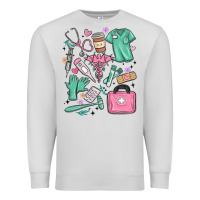 Dove Grey can't talk right now doing medical assistant stuff Premium Sweatshirt - MaliasSmallBusiness