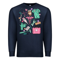 Navy can't talk right now doing medical assistant stuff Premium Sweatshirt - MaliasSmallBusiness