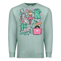 Seafoam can't talk right now doing medical assistant stuff Premium Sweatshirt - MaliasSmallBusiness