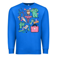 True Royal can't talk right now doing medical assistant stuff Premium Sweatshirt - MaliasSmallBusiness