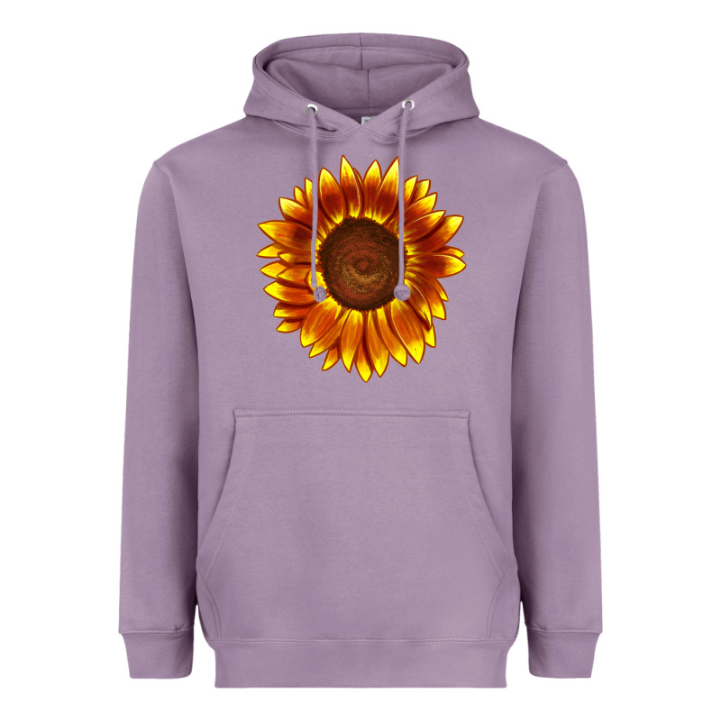 Tiger Eyes Sunflower Heavyweight Hoodie by LillyAllenDesigns | Teevron
