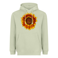 Matcha tiger eyes sunflower Heavyweight Hoodie - LillyAllenDesigns