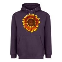 Plum tiger eyes sunflower Heavyweight Hoodie - LillyAllenDesigns