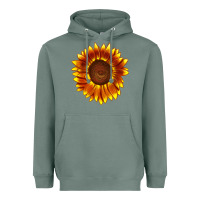 Sage tiger eyes sunflower Heavyweight Hoodie - LillyAllenDesigns
