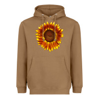 Toasted Coconut tiger eyes sunflower Heavyweight Hoodie - LillyAllenDesigns