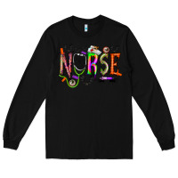 Black nurse halloween Long Sleeve Tee - RacoonDesign