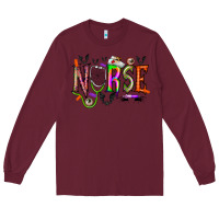 Burgundy nurse halloween Long Sleeve Tee - RacoonDesign