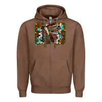 Chestnut christmas indian headdress Zipper Hoodie - JahusDesignShop