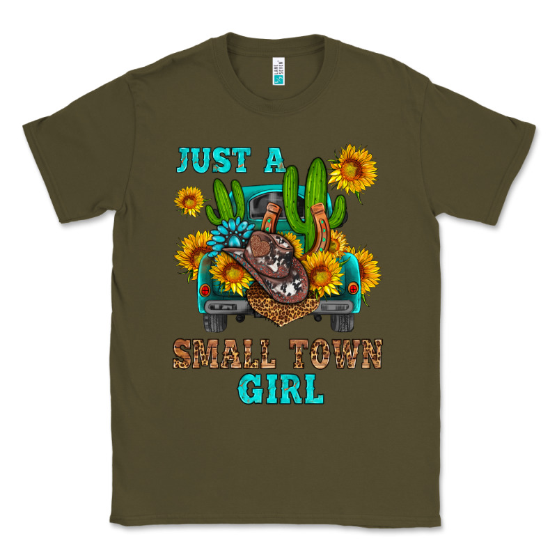 Just A Small Town Girl Classic Tee by HRA Design Shop | Teevron